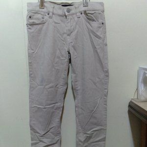 Banana Republic cream/ off-white skinny petite jeans Size 24/00 Cotton/rayon